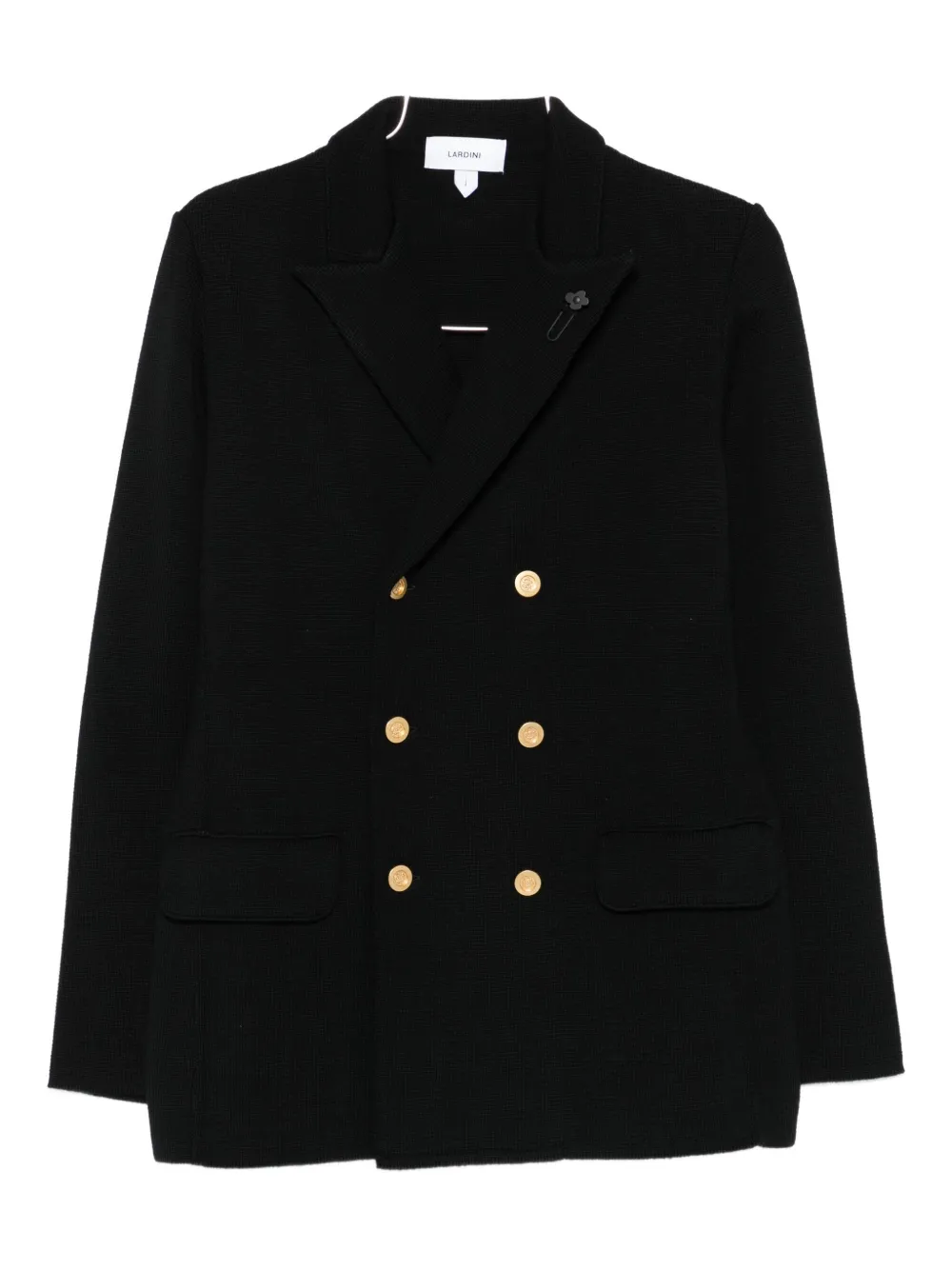 

Двубортный пиджак Lardini, черный