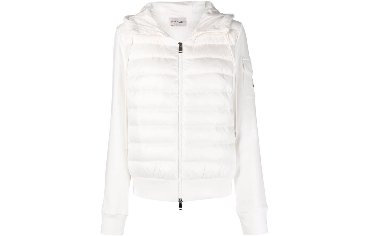 

Пуховик женский белый Moncler
