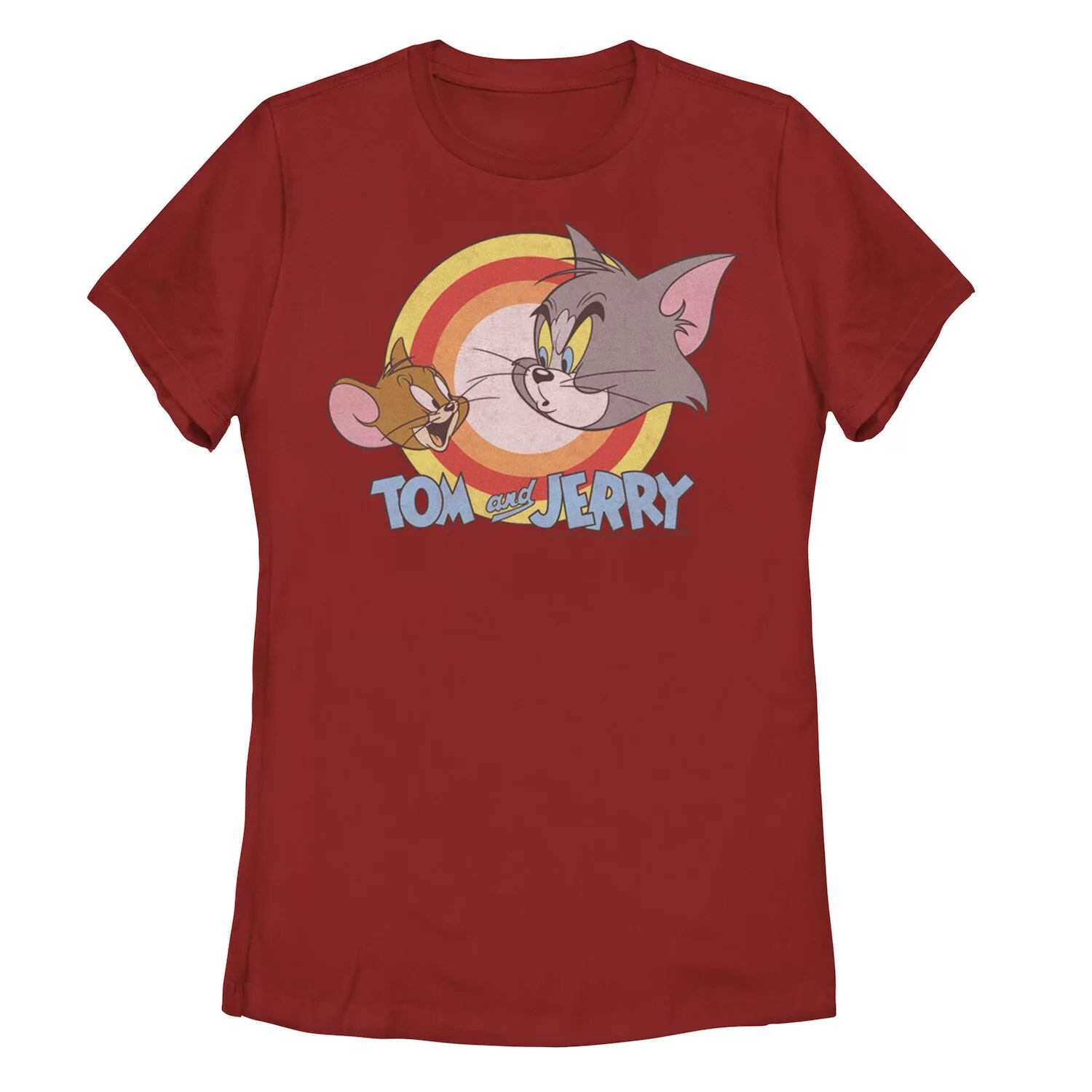 

Футболка с изображением лица и логотипом Tom & Jerry для юниоров Licensed Character