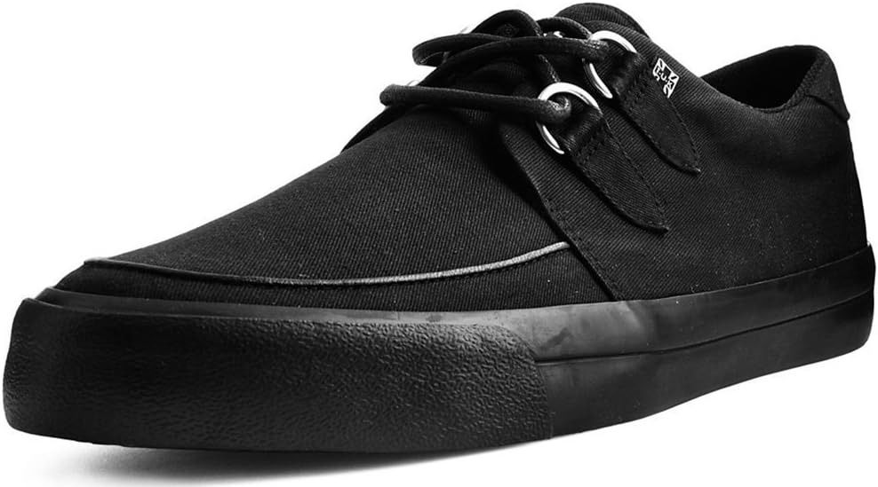 

Кроссовки T.U.K. Twill Vegan Creeper для женщин и мужчин, шнуровка с D-образными кольцами, черный