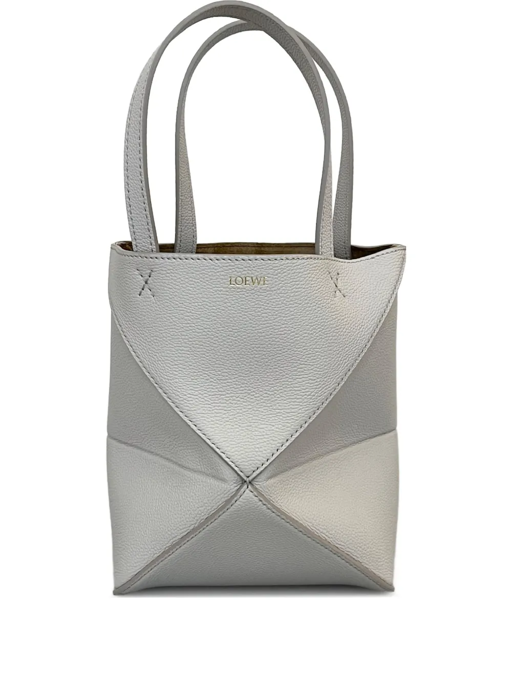 

Сумка-тоут Puzzle Fold размера мини LOEWE, серый