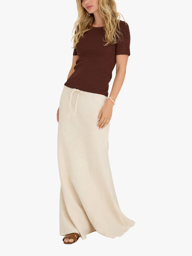 

Трикотажный топ A-VIEW, Mid Brown