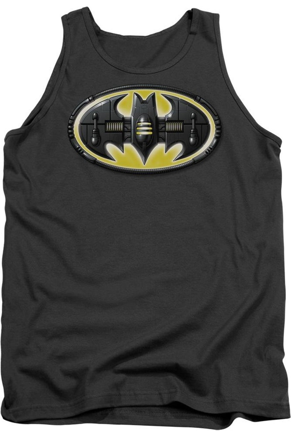 

Майка для взрослых с логотипом Batman Bat Mech Gildan, цвет charcoal