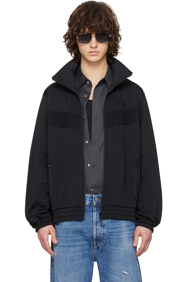 

Спортивная куртка с бахромой Needles, черный