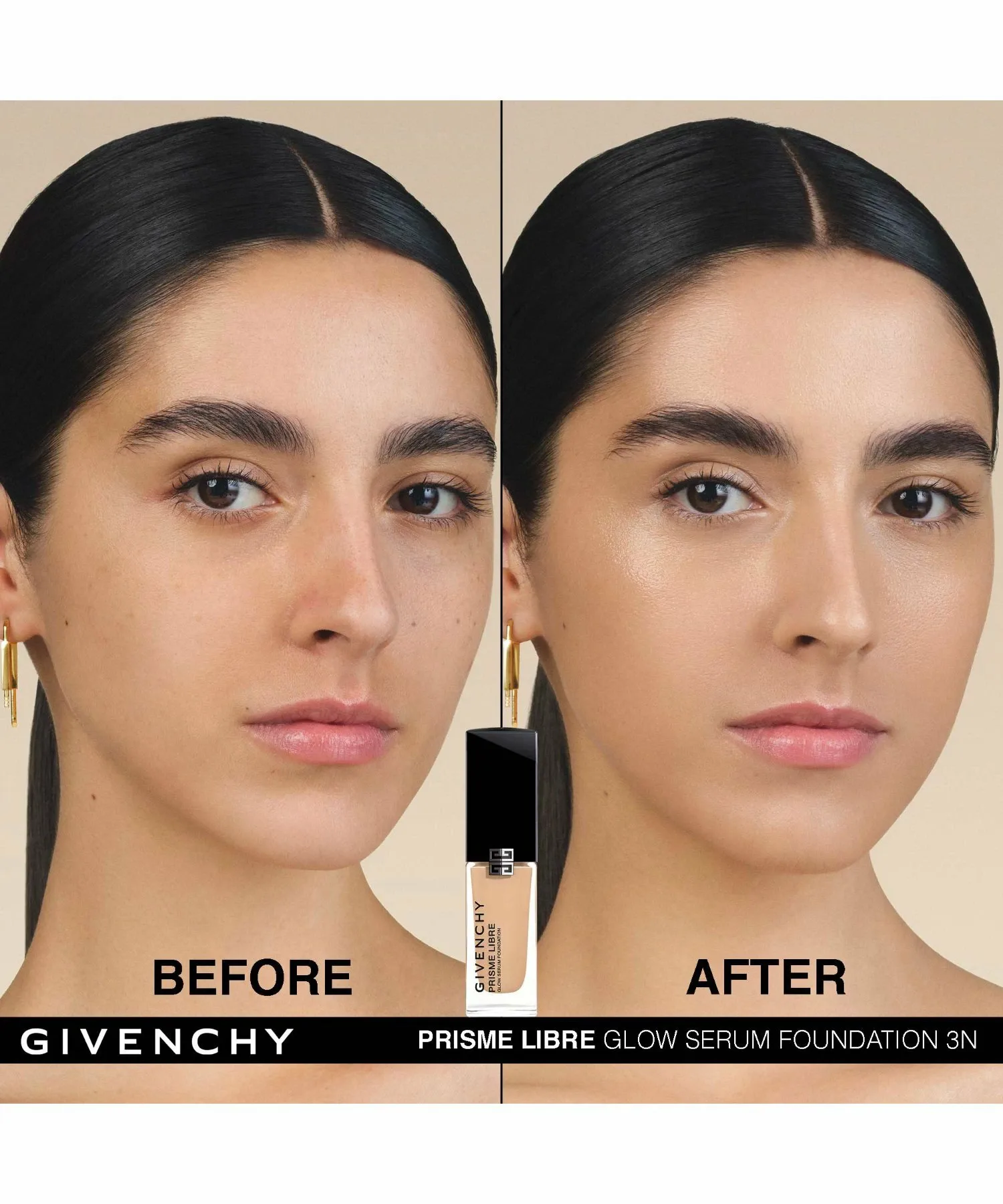 Prisme Libre Glow Serum Foundation Foundation Givenchy Beauty, No.3N — фото 3