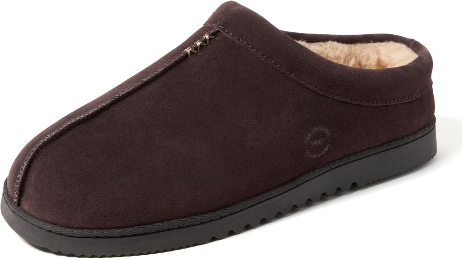 

Мужские замшевые сабо Dearfoams для дома и улицы, Coffee