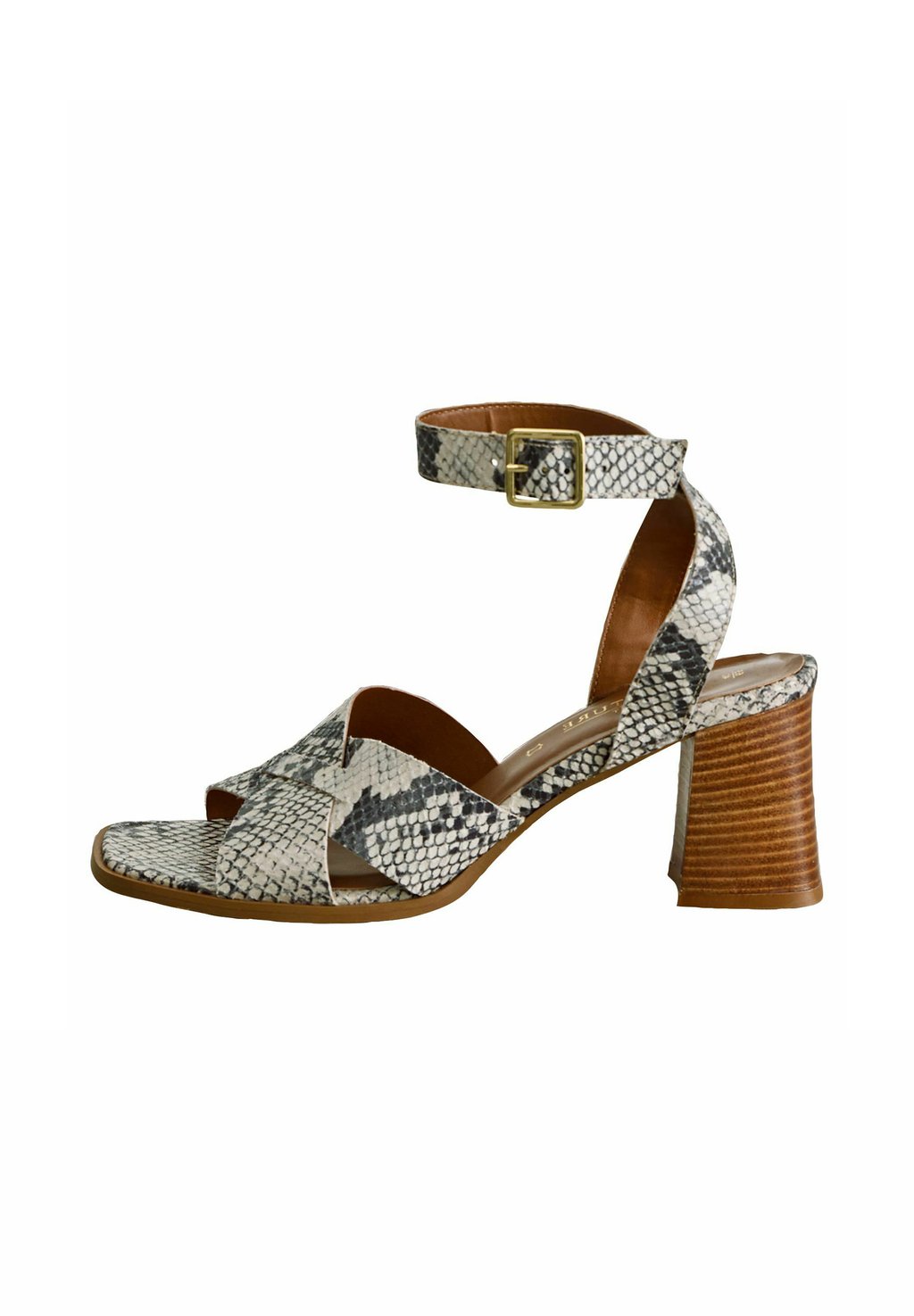Сандалии REGULAR FIT - SIGNATURE CROSS-OVER DETAIL ANKLE STRAP BLOCK Next, серый — фото 2