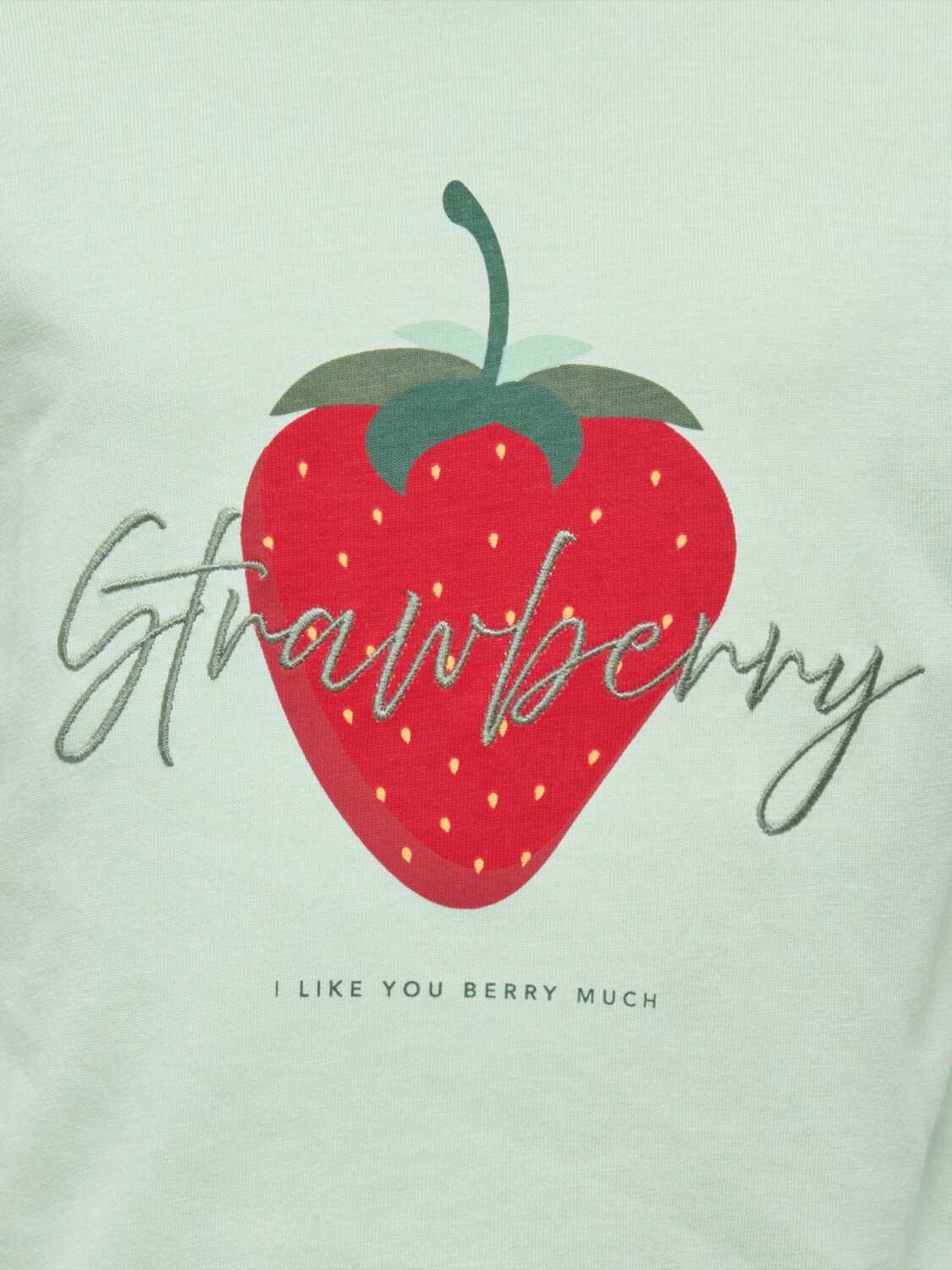 Only Mini Футболка 'KMGCANDY' в цвете Mint, Fir — фото 3