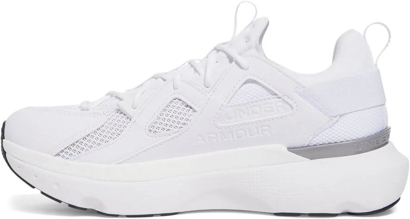 Мужские спортивные кроссовки Under Armour Infinite MVMNT для взрослых, White And Silver — фото 2