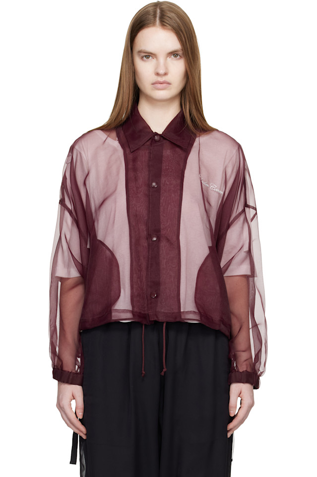 

Undercover Бордовая тренерская рубашка uc1e8201