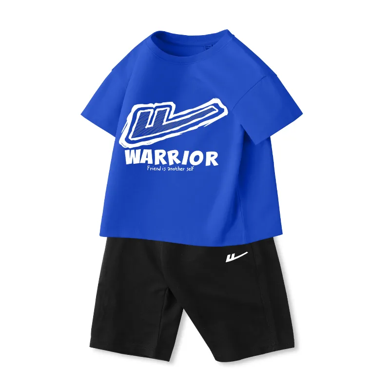 Повседневная спортивная одежда для детей 3-7 лет WARRIOR, Blue/H Blue Thread-Black/H White Logo K — фото 4