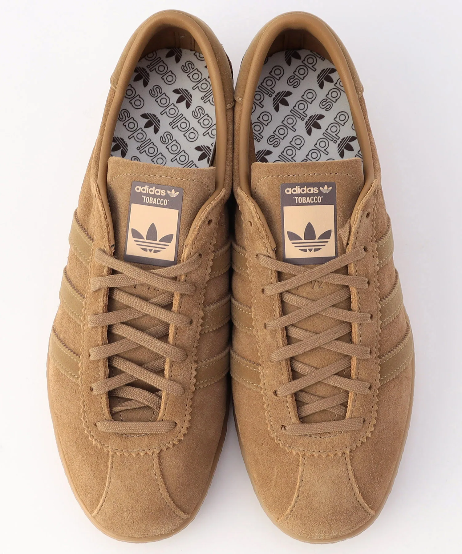Мужские кроссовки из натуральной кожи Adidas Tobacco FREAK'S STORE тёмно-синие — фото 2