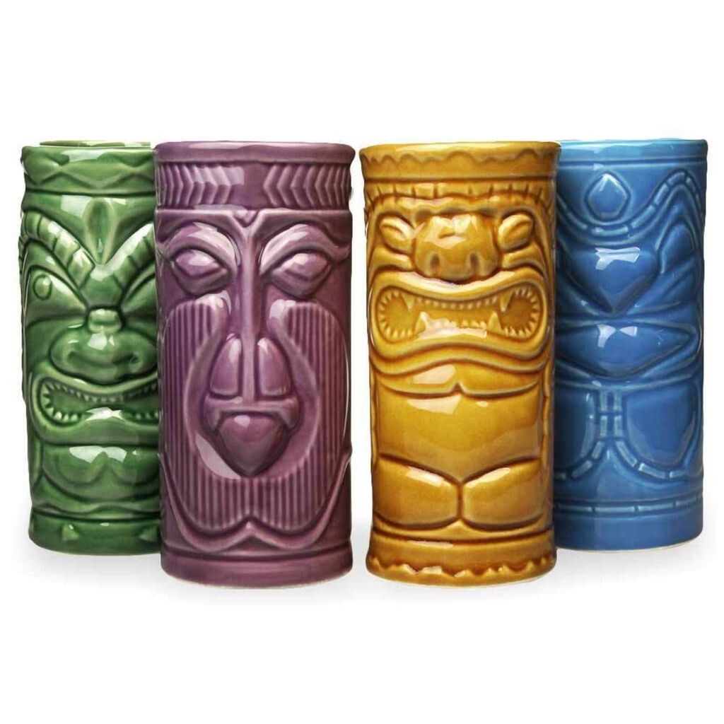 

Бокалы для коктейля Tiki Бокалы Hawaii Бокалы для коктейлей Tiki Totem в наборе из 4 штук MikaMax