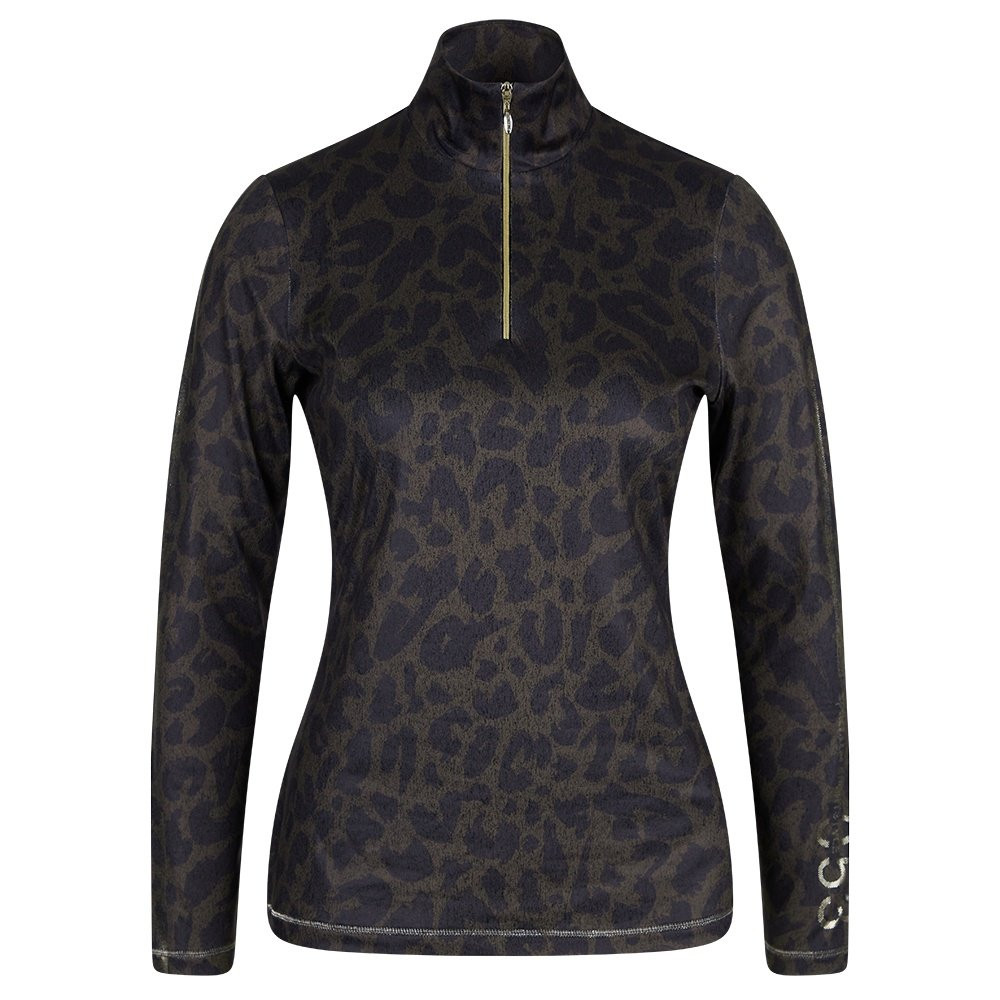 

Куртка-поло Sportalm Demo с молнией на четверть длины (женская), Black/Olive