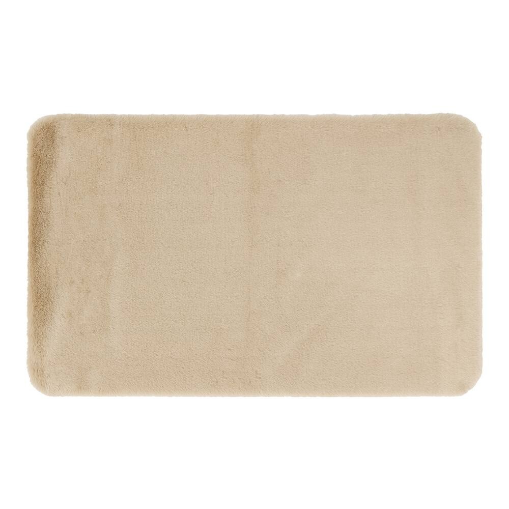

Mohawk Home Роскошный однотонный плюшевый коврик для ванной, цвет Linen