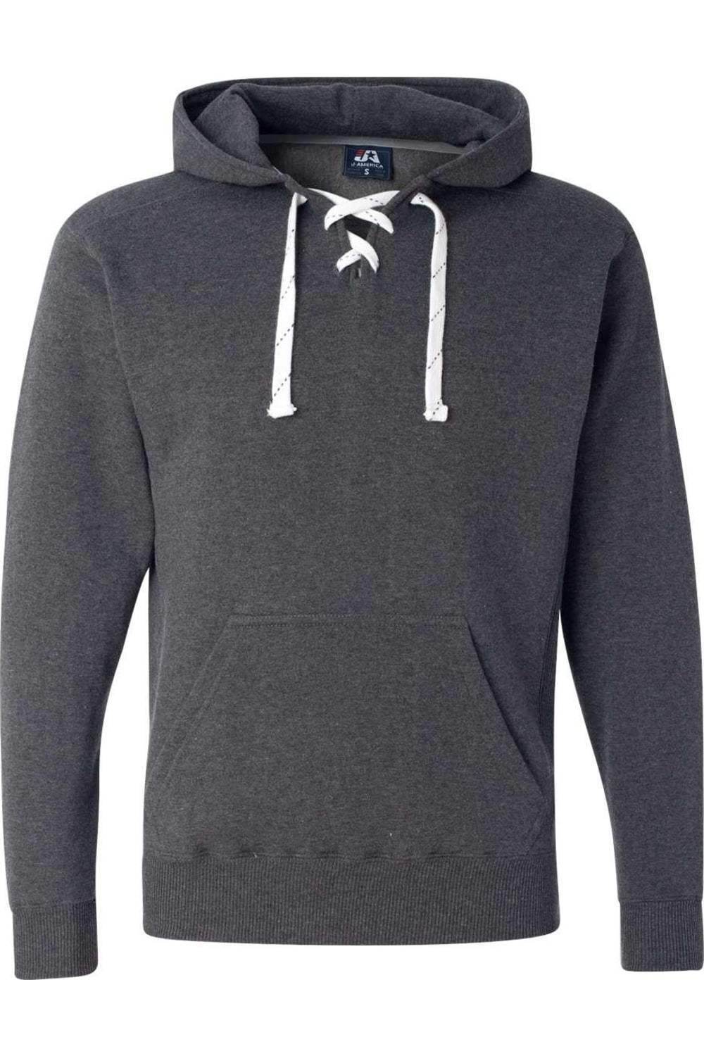 

Толстовка с капюшоном J. America Sport Lace, цвет charcoal heather