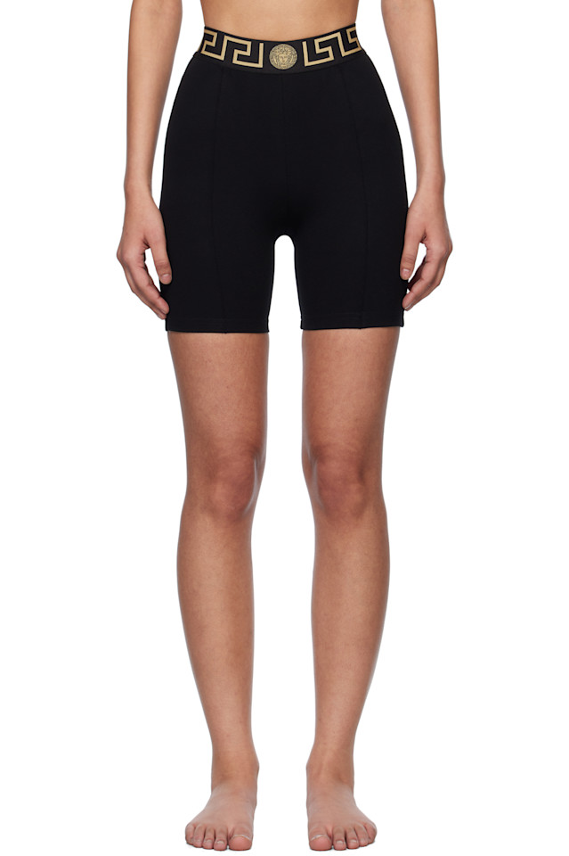 

Шорты спортивные Greca border Versace Underwear, черный