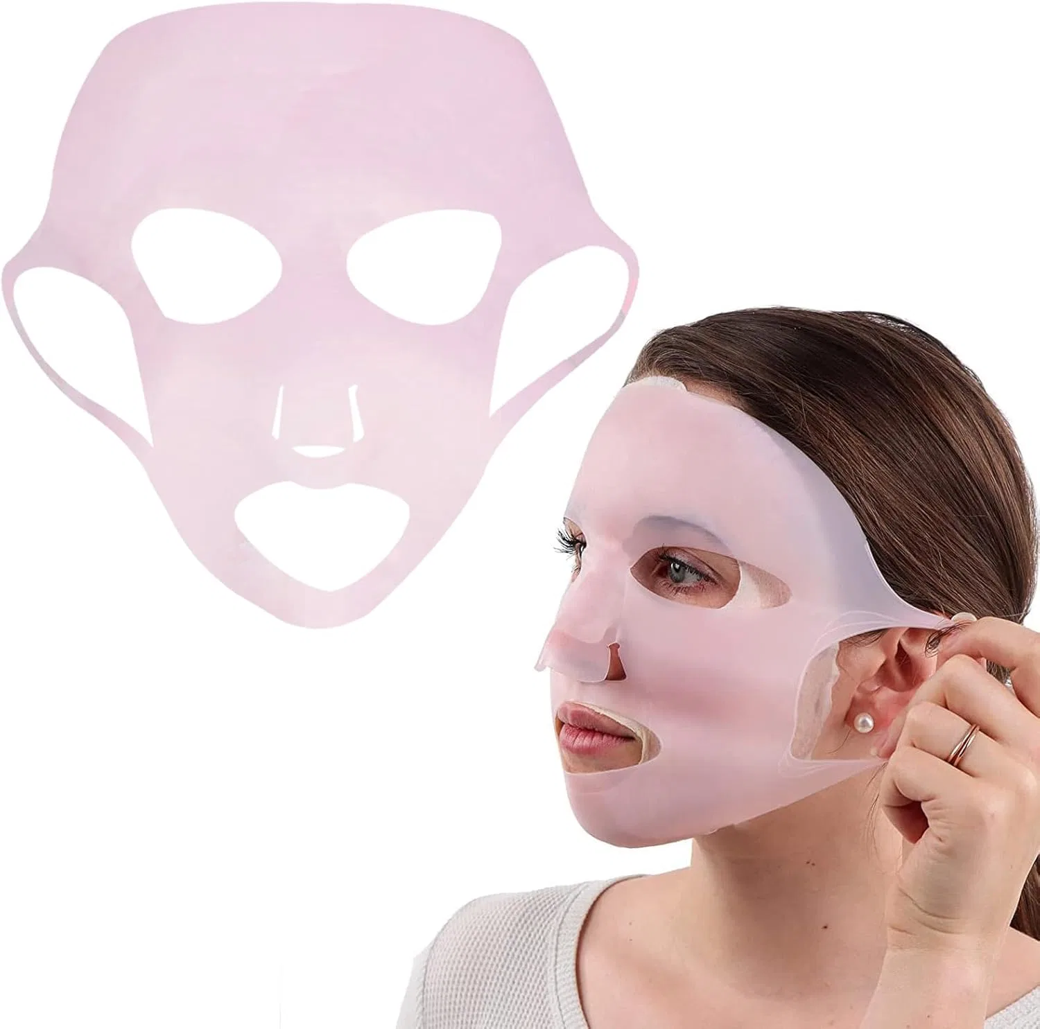 Силиконовая маска для лица Scrap Silicone Mask Tool, уход за кожей