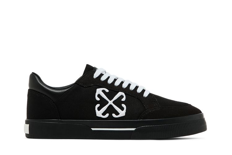 

Кроссовки Off-White New Low Vulcanized 'Black White', черный