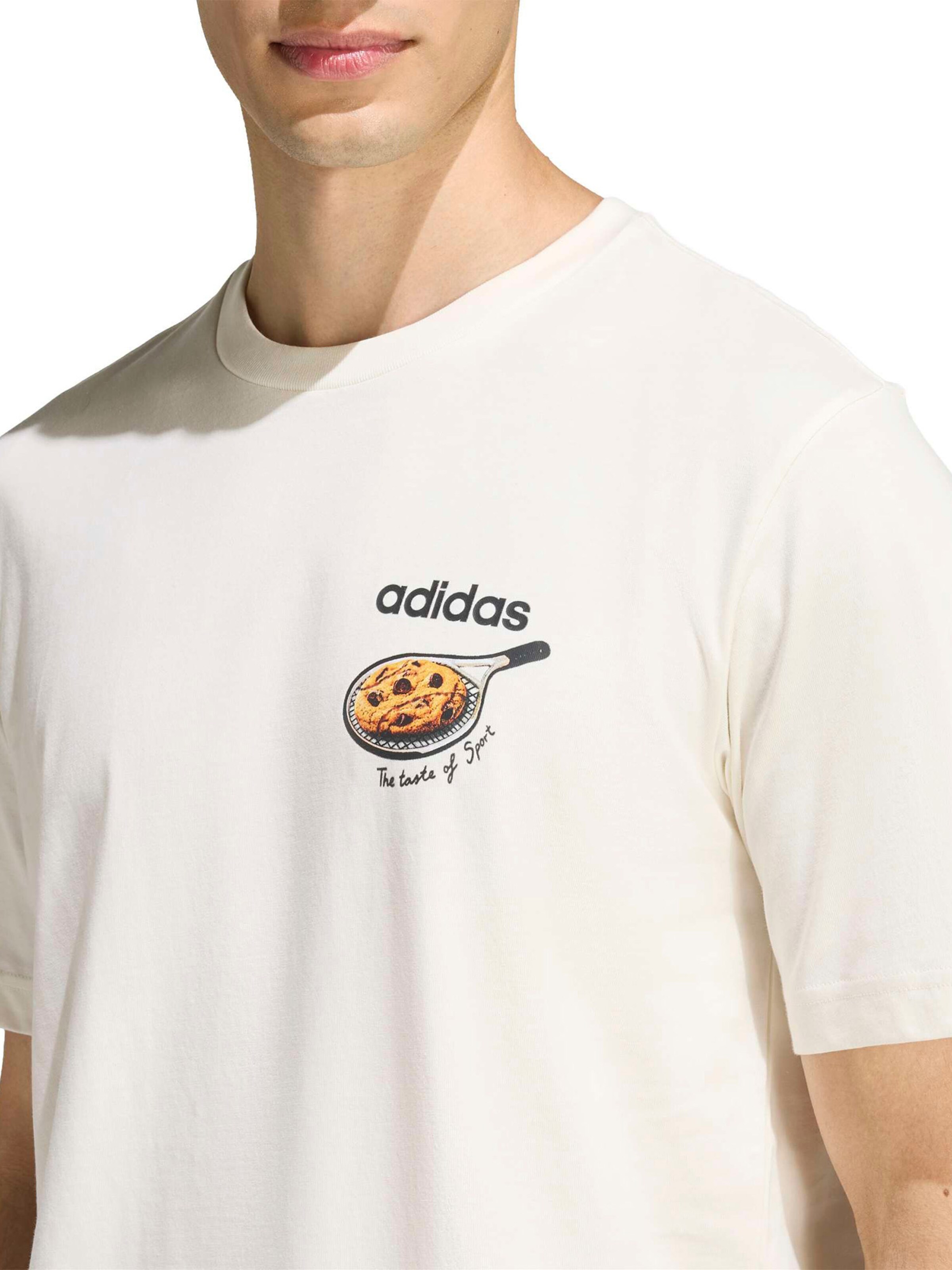 Adidas Sportswear Футболка Performance 'COOKIE' белая — фото 4