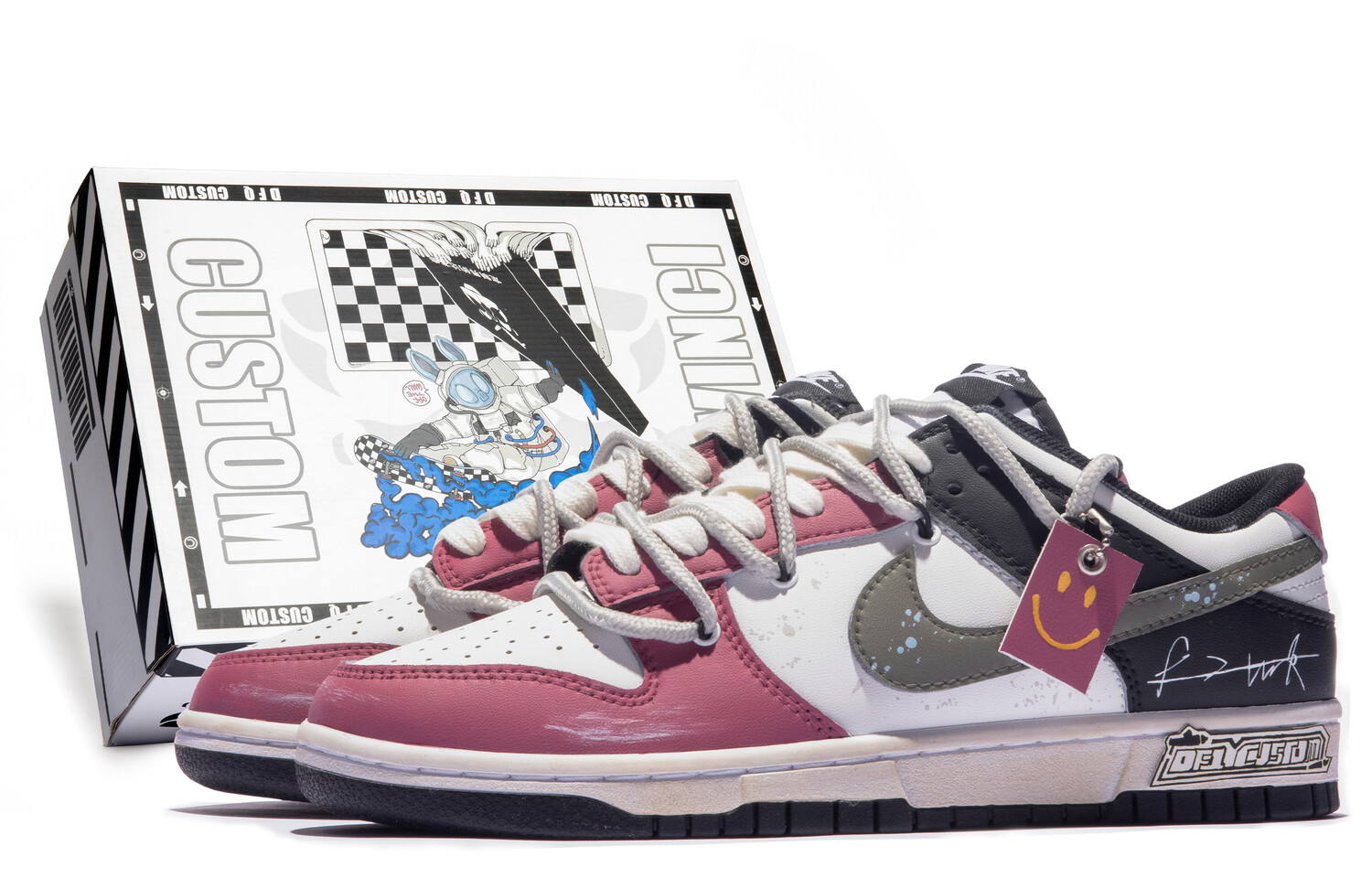 

Женские кроссовки для скейтбординга Nike Dunk Low, белый