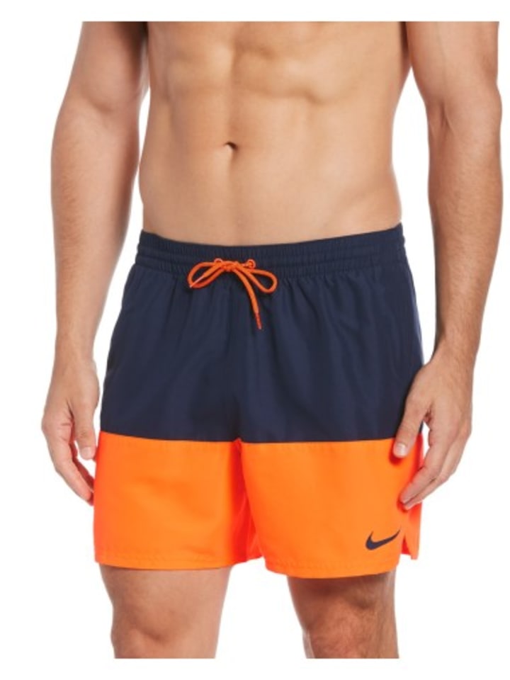 

Плавки темно-синего и оранжевого цветов Nike
