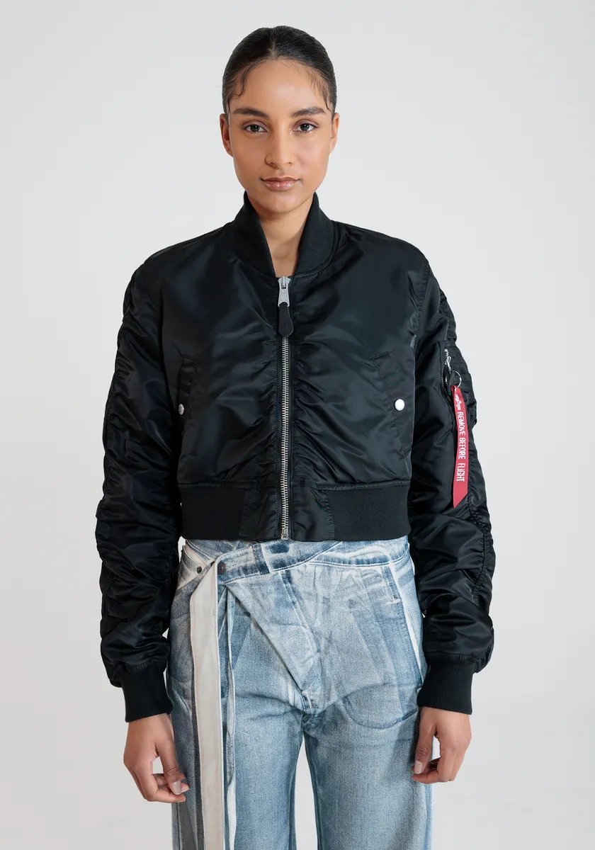 

Куртка-бомбер Alpha Industries " Alpha Industries Women - Куртки-бомберы MA-1 Boxy Wmn", черный