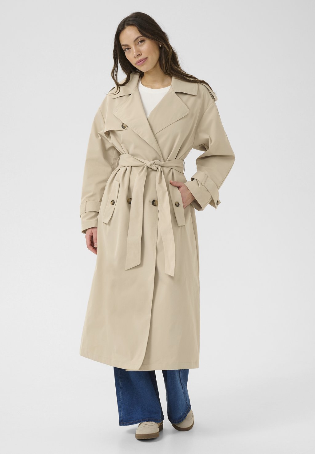 

Пальто-тренч Love Copenhagen, песочный