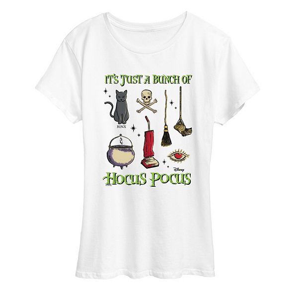 

Футболка с принтом 'Hocus Pocus' для женщин Disney, White, Белый, Футболка с принтом 'Hocus Pocus' для женщин Disney, White