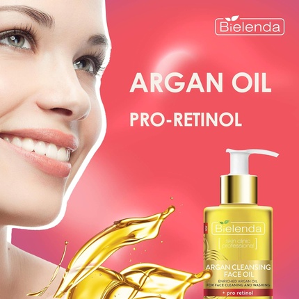 Масло для лица Bielenda — Skin Clinic Professional Нежное очищающее легкое аргановое — фото 3