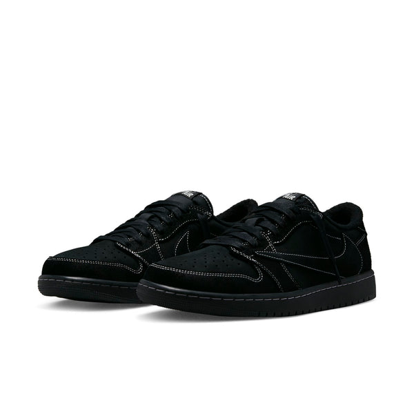 Кроссовки 1 low og sp x travis scott 'black phantom' Air Jordan, черный — фото 4