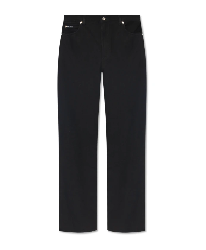 

Прямые джинсы Dolce & Gabbana, черный