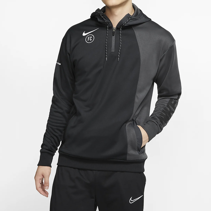 Толстовка мужская черная серая Nike — фото 4
