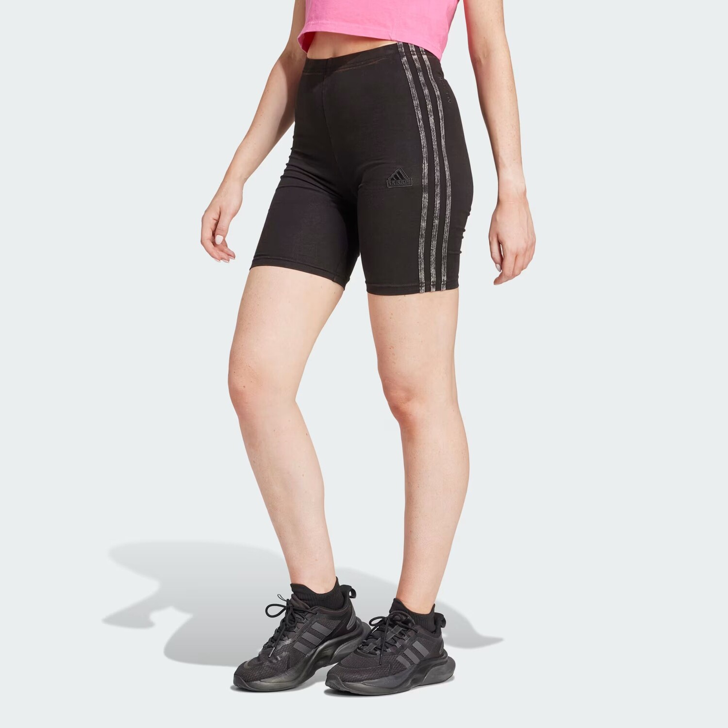 

Велосипедные шорты ALL SZN с 3 полосками для стирки одежды Adidas, цвет Black