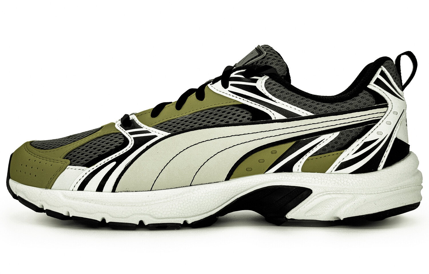 

Кроссовки Puma Milenio Lifestyle Shoes Unisex Low-top Green, хаки