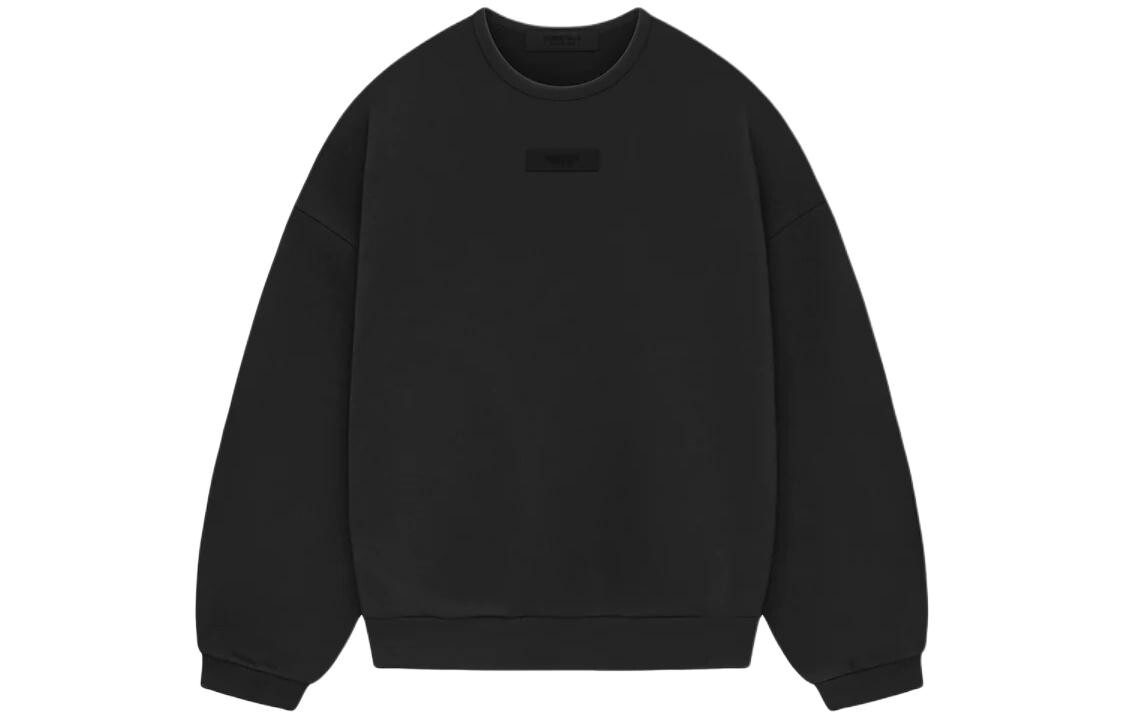 

Свитшот из хлопковой смеси с логотипом Fear Of God Essentials, черный