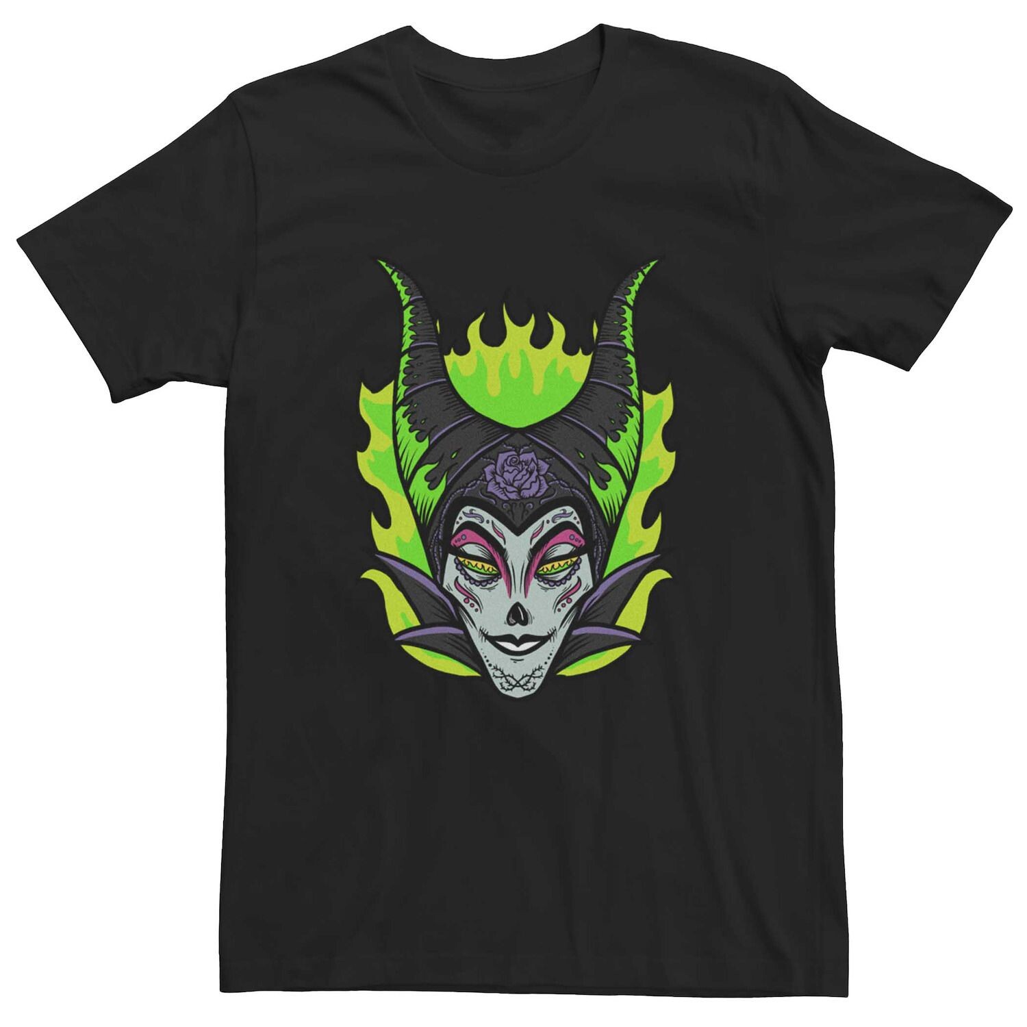 

Мужская футболка Disney Maleficent Sugar Skull Licensed Character