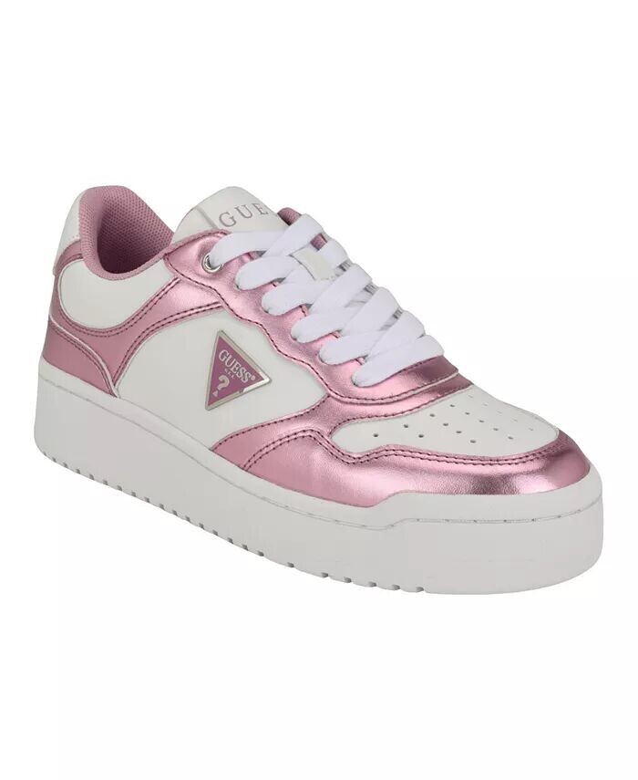 

Женские кроссовки Miram на платформе со шнуровкой GUESS, белый