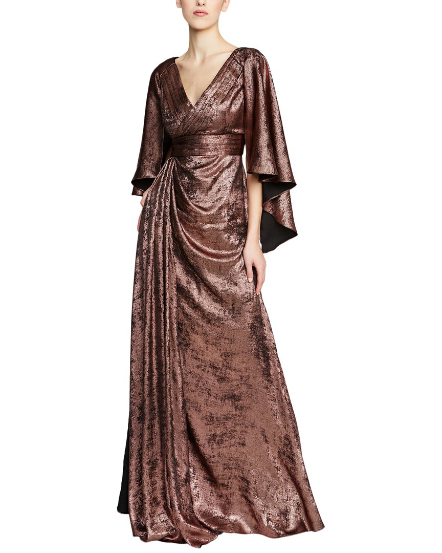 

Асимметричное платье Теи Надин Theia, золото