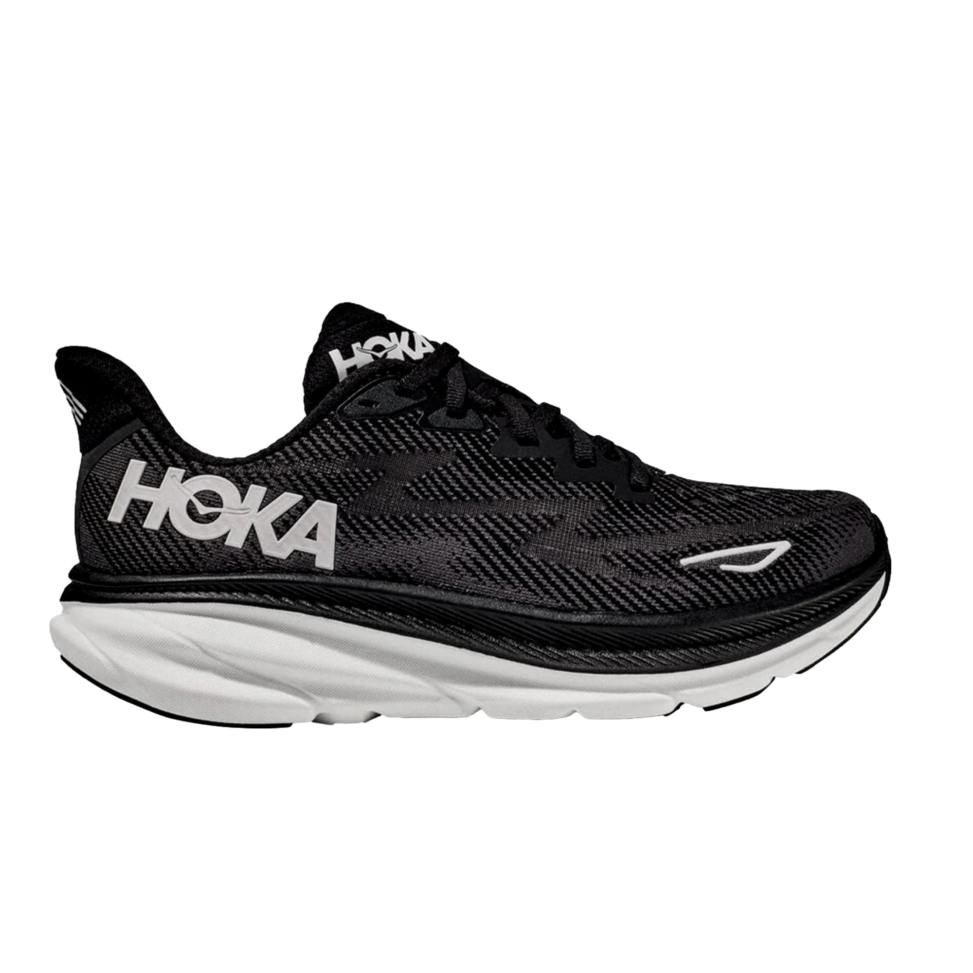 

Мужские кроссовки Hoka Clifton 9 черно-белые 1127895-BWHT