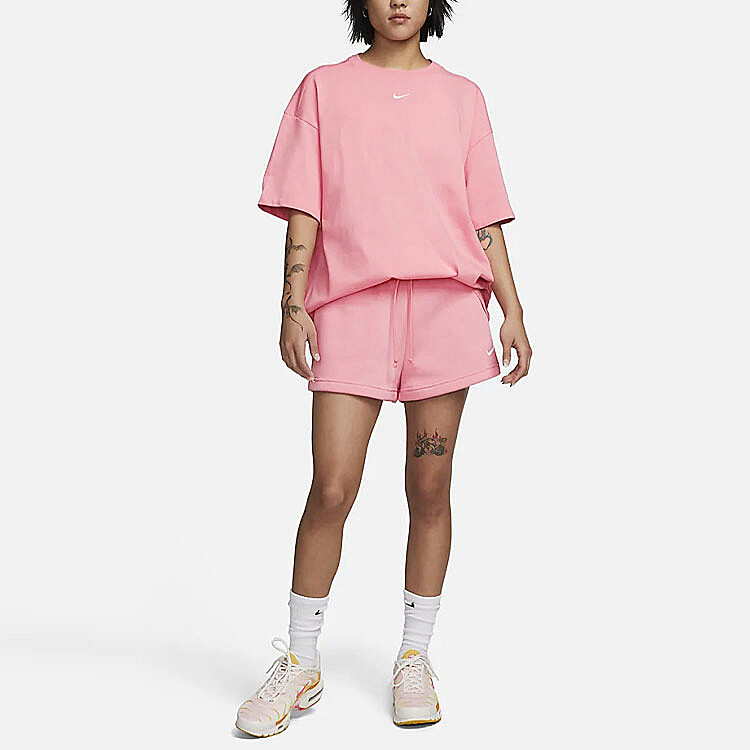 Футболка Nike Sportswear Essential Oversized DX7911-611, коралловый — фото 3