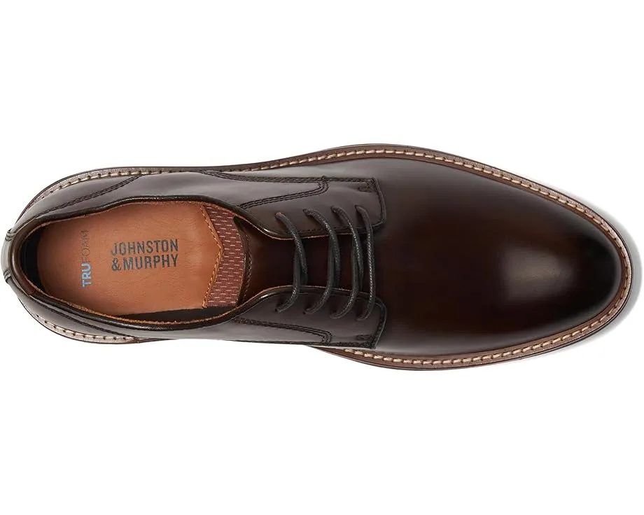 Оксфорды Johnston & Murphy Upton Plain Toe, Mahogany Full Grain — фото 2