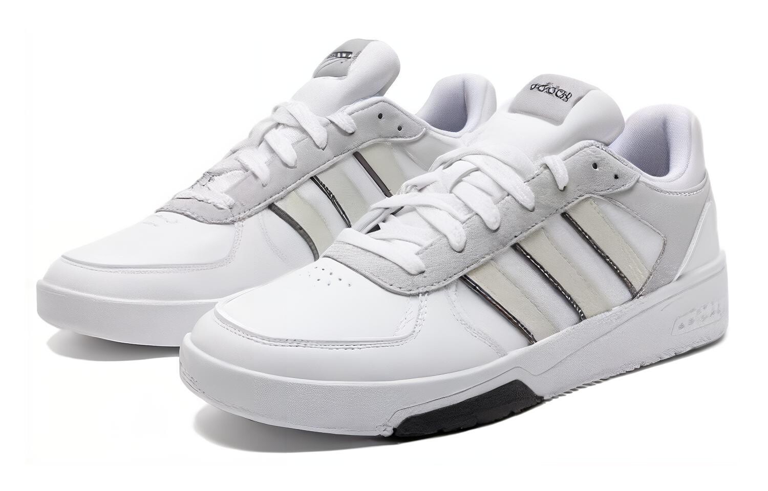 Кроссовки adidas neo Courtbeat Skateboarding Shoes Men Low-top White, белый — фото 3