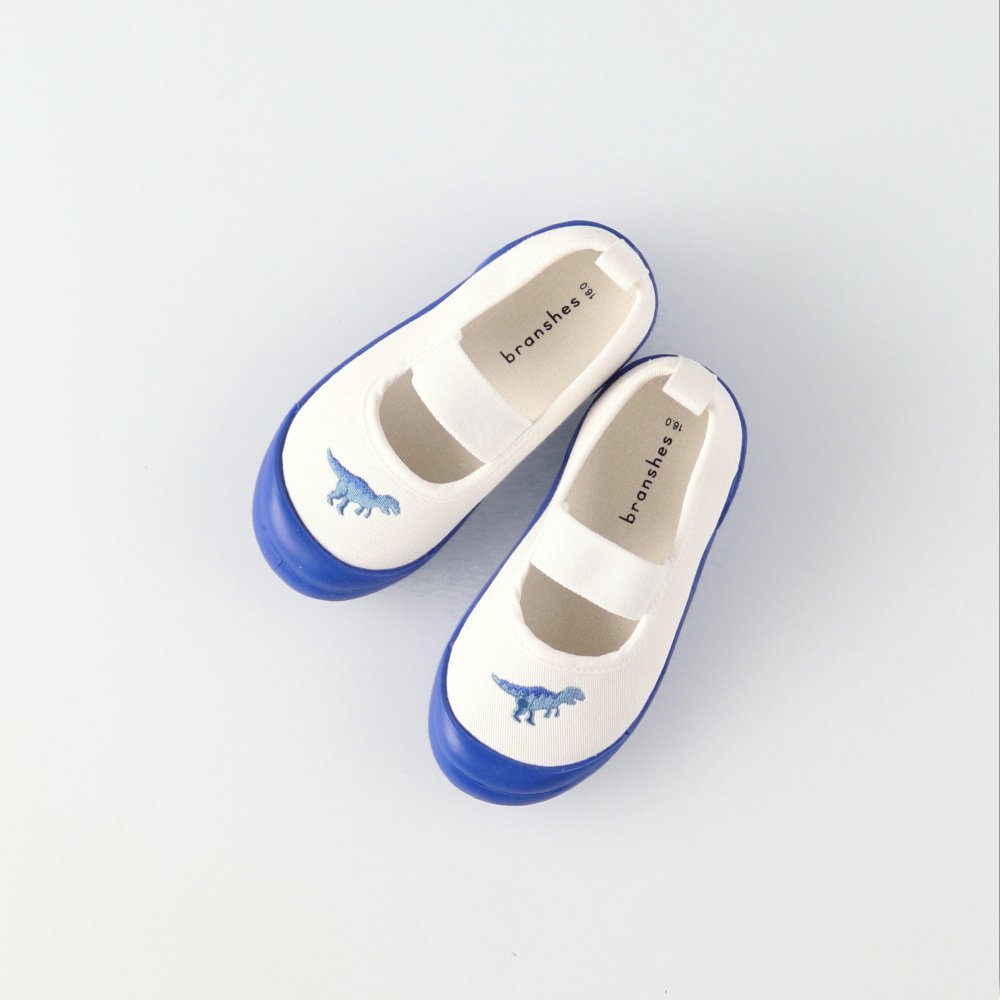 Кроссовки Одноточечная вышивка на домашних тапочках Branshes, blue — фото 2