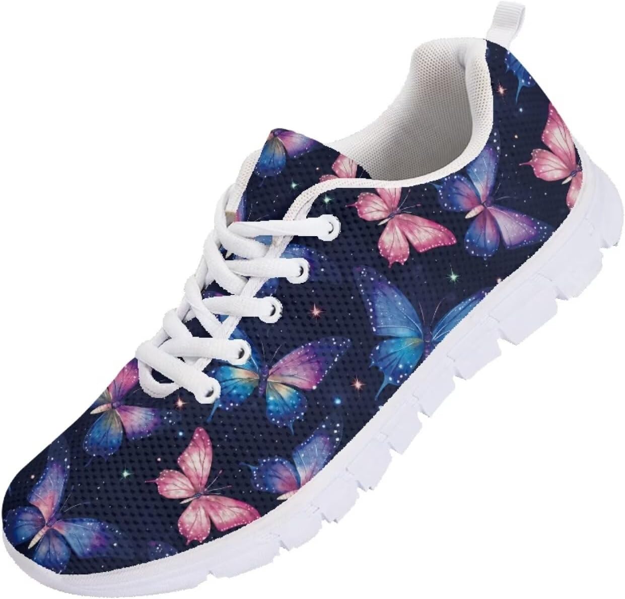 

Мужские кроссовки Funnydude Funny Print для тенниса, спортивные, удобные, дышащие, с сетчатым верхом, Butterfly