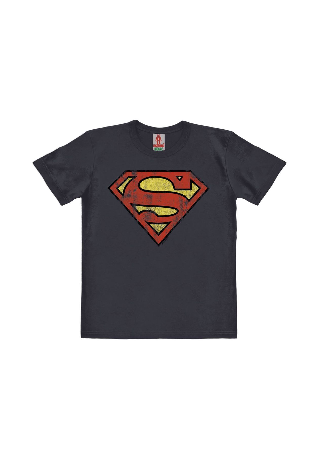 

Футболка Organic Kids DC Comics - Логотип Супермена LOGOSHIRT, цвет Medium Blue