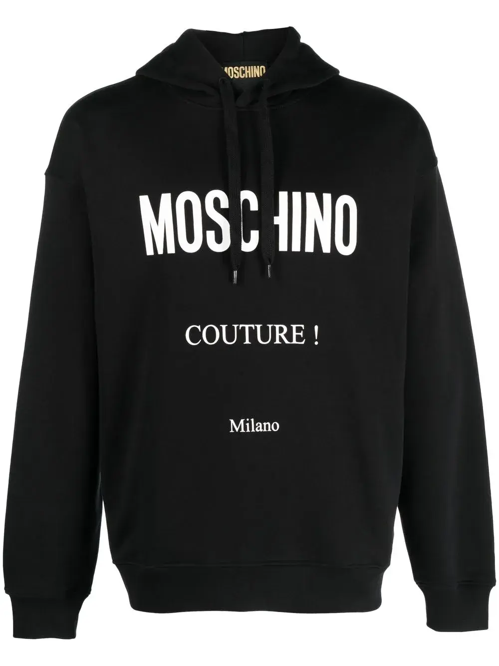 

Худи с принтом Couture! Moschino, черный