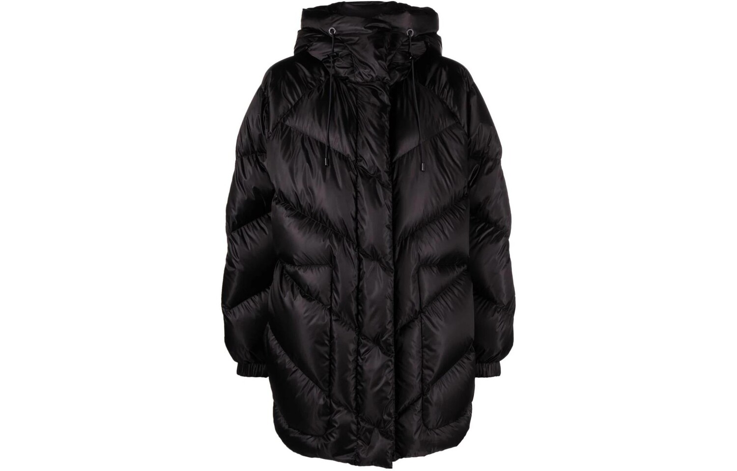 

Пуховик женский черный Moncler