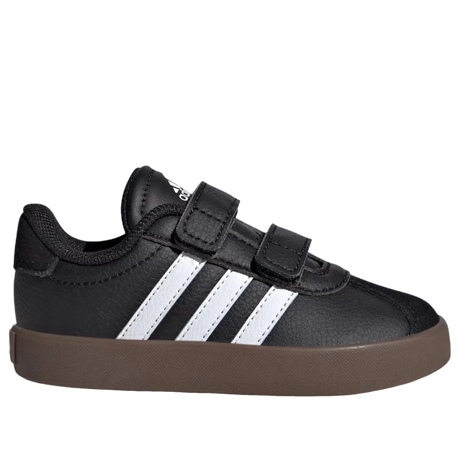 Кроссовки Adidas Vl Court 3.0 'Core Black Cloud White Gum' ID9156, черный — фото 2