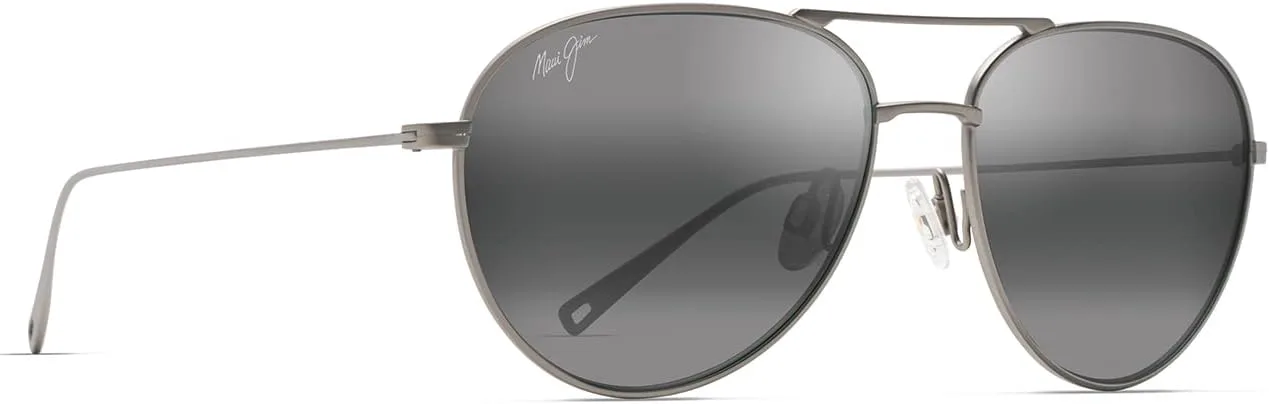 

Женские солнцезащитные очки Maui Jim Walaka с запатентованными поляризованными линзами Polarizedplus2 в форме капли, Matte Titanium/Neutral Grey Polarized